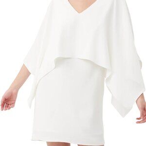 Trina Turk Azzurra Layered Cape Mini Dress size XS-S